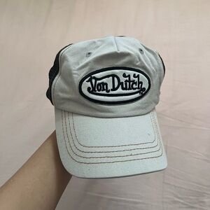 Von Dutch Black and White Cap